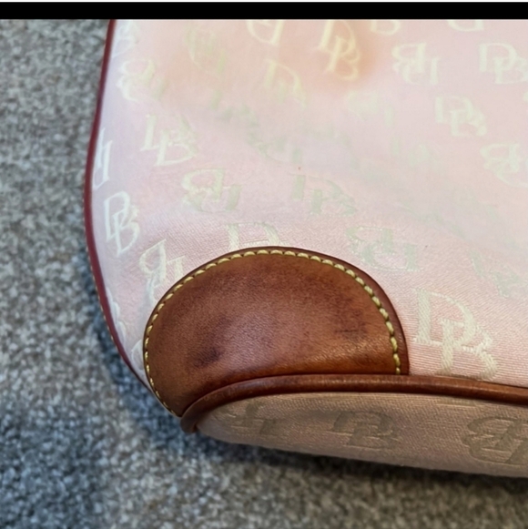 🍁🍂Vintage Dooney&bourke pink signature bag - Picture 6 of 12